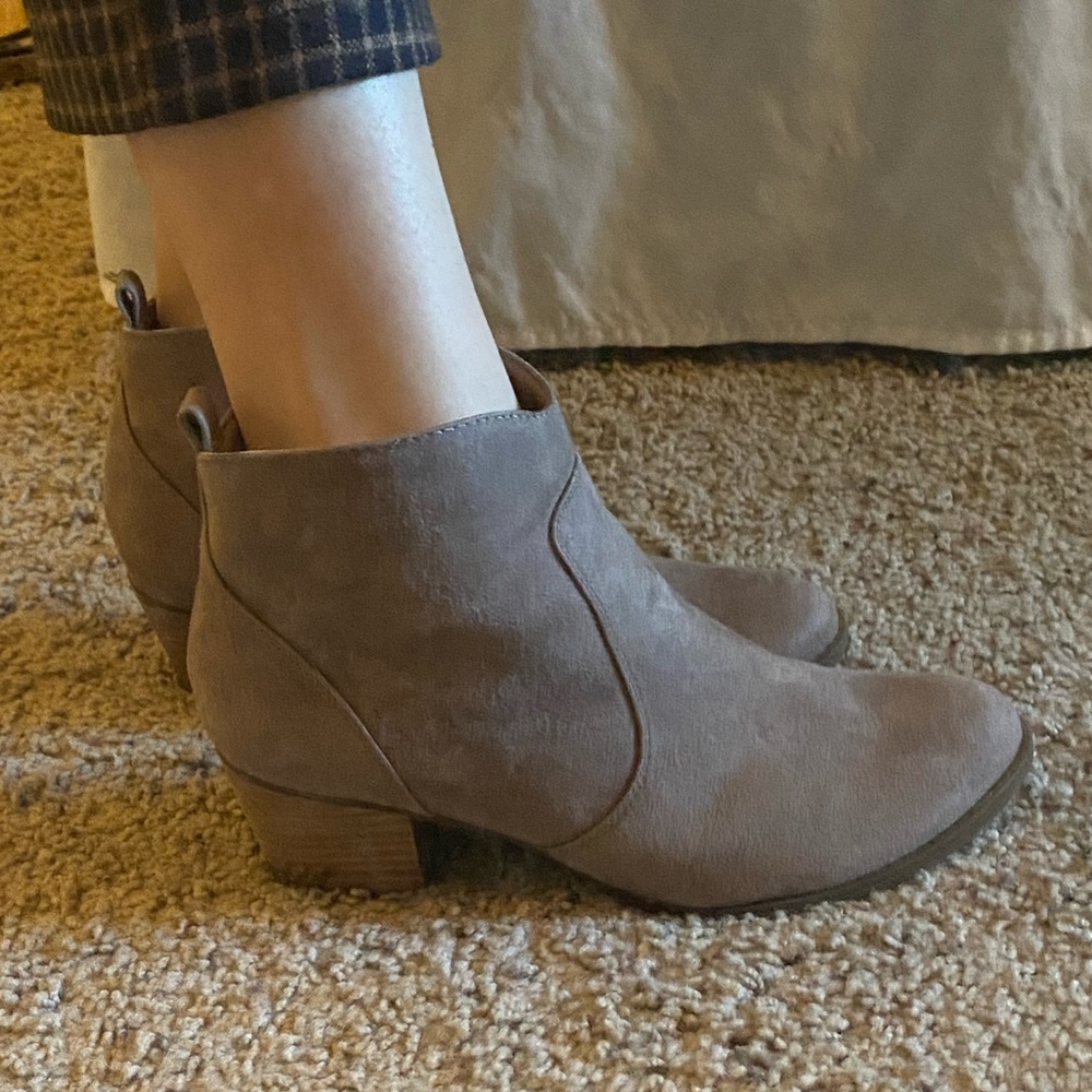 Franco Sarto Beige Bootie